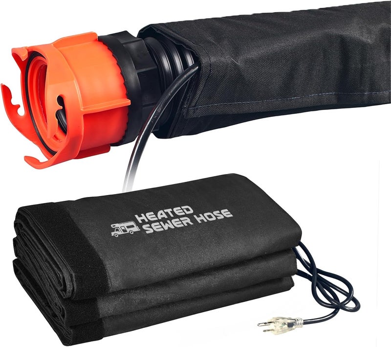 Yurnomy 15FT Sewer Hose with Heated Sleeve Avoid Freezing at -20°F, Electrical Heated Sleeve of Rv Sewer Hose for Rv/Camper/Rv Accessories in Winter - Image 5